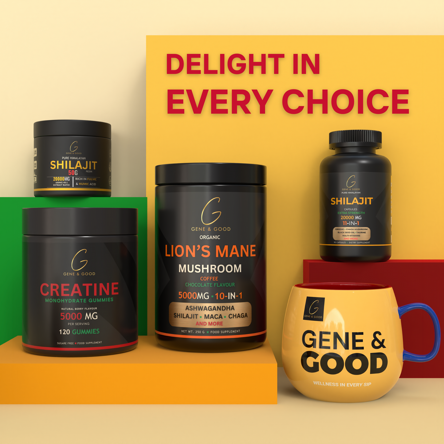 Gene & Good® Shilajit Resin – 50g | Pure Himalayan Shilajit | 3-Month Supply