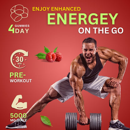 Gene & Good Creatine Gummies for active lifestyles with convenient chewable pre-workout supplement